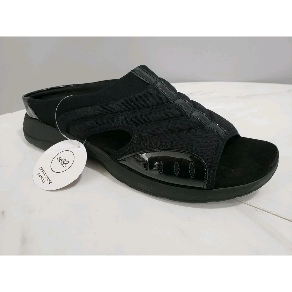 NEW WITHOUT‎ BOX - SIZE 12 - Easy Spirit Traciee 2 Women's Sandal Black Open Toe
